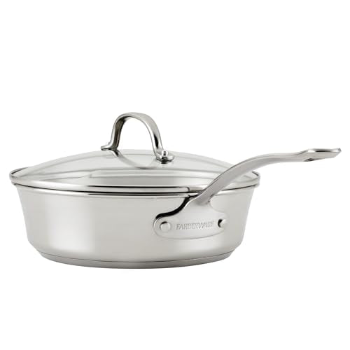 Farberware Millennium Stainless Steel Cookware Pots and Pans Set, 10 Piece