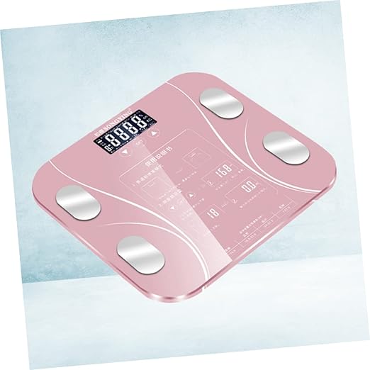 Intelligent Weight Scale Body Fat Scale Body Weight Scale Electronic Weighing Scale Digital Scales for Body Weight Household Health Monitor (Without Battery)