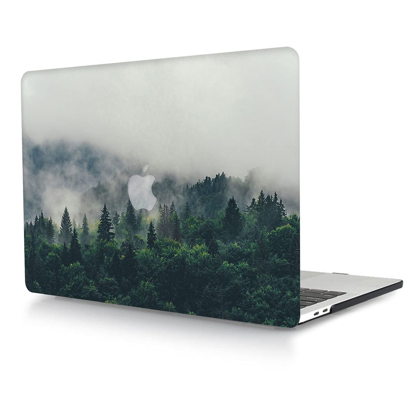 Case Compatible with MacBook Pro 13 Inch 2015 2014 2013 2012 Model A1502 & A1425, Plastic Hard Shell Protective Case & Keyboard Cover for Mac Pro 13 with Retina Display - Forest