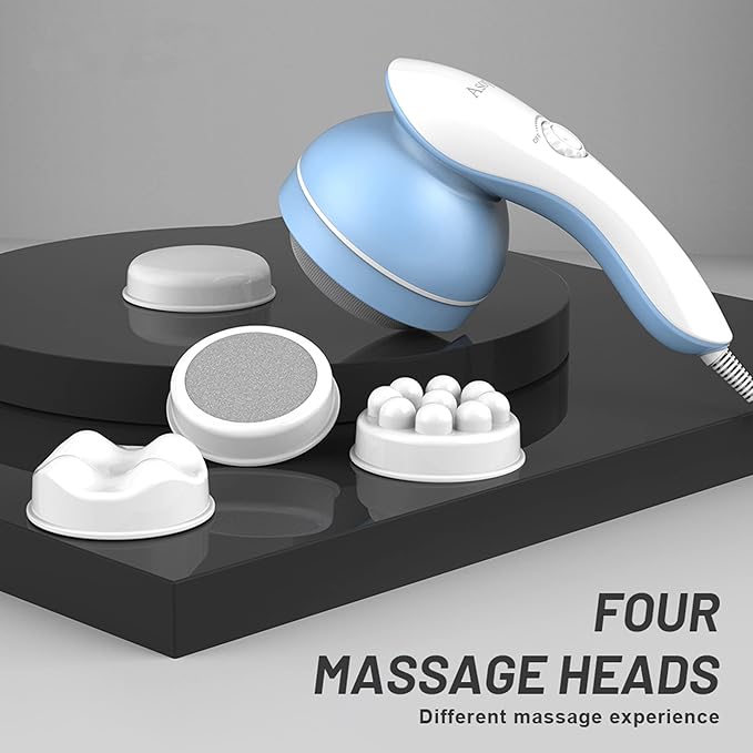 Cellulite Massager, Hand Held Deep Tissue Massager for Muscles, Back, Shoulder, Neck, Leg, Calf,Foot, Electric Percussion Body Massage Machine