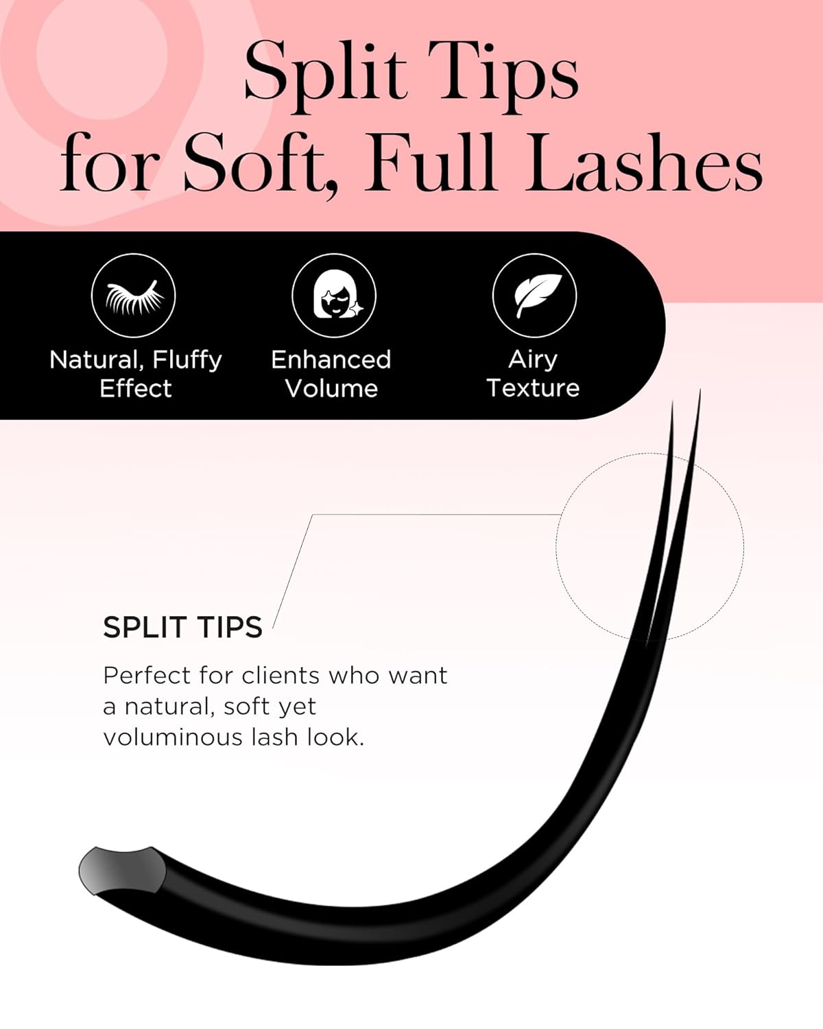 BEYELIAN Flat Eyelash Extension, Ellipse Lash Extensions 0.20 D Curl 16mm 16 Rows Matte Black Eyelash Extension Supplies Classic Lash Extensions Individual Eyelashes Salon Use