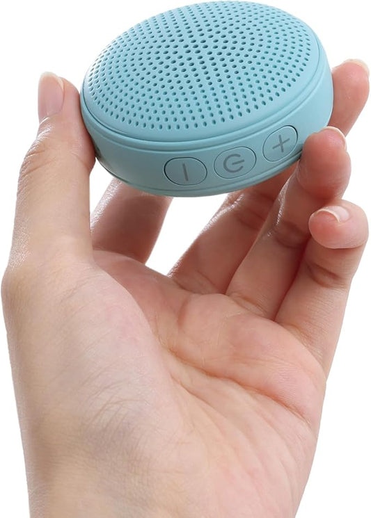 Babelio Macaron Mini Baby Sound Machine - White Noise Machine for Kids & Adults | 17 Soothing Sounds | Compact for Travel | Nursery Must-Have & Perfect Resgistry Gift - Blue