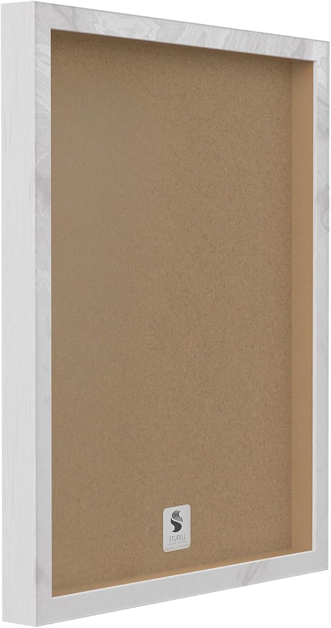 Stupell Industries Abstract Mindfulness Exercise Framed Giclee Wall Art Design by Tim Parker, White Framed, 30 x 24
