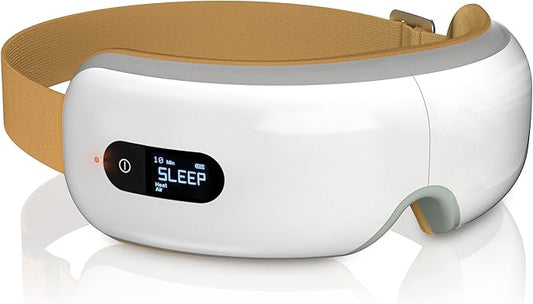 Breo iSee4 Eye Massager, Electric Eye Massager with Heat, Eye Mask for Relax & Relief, Gifts for Women Men