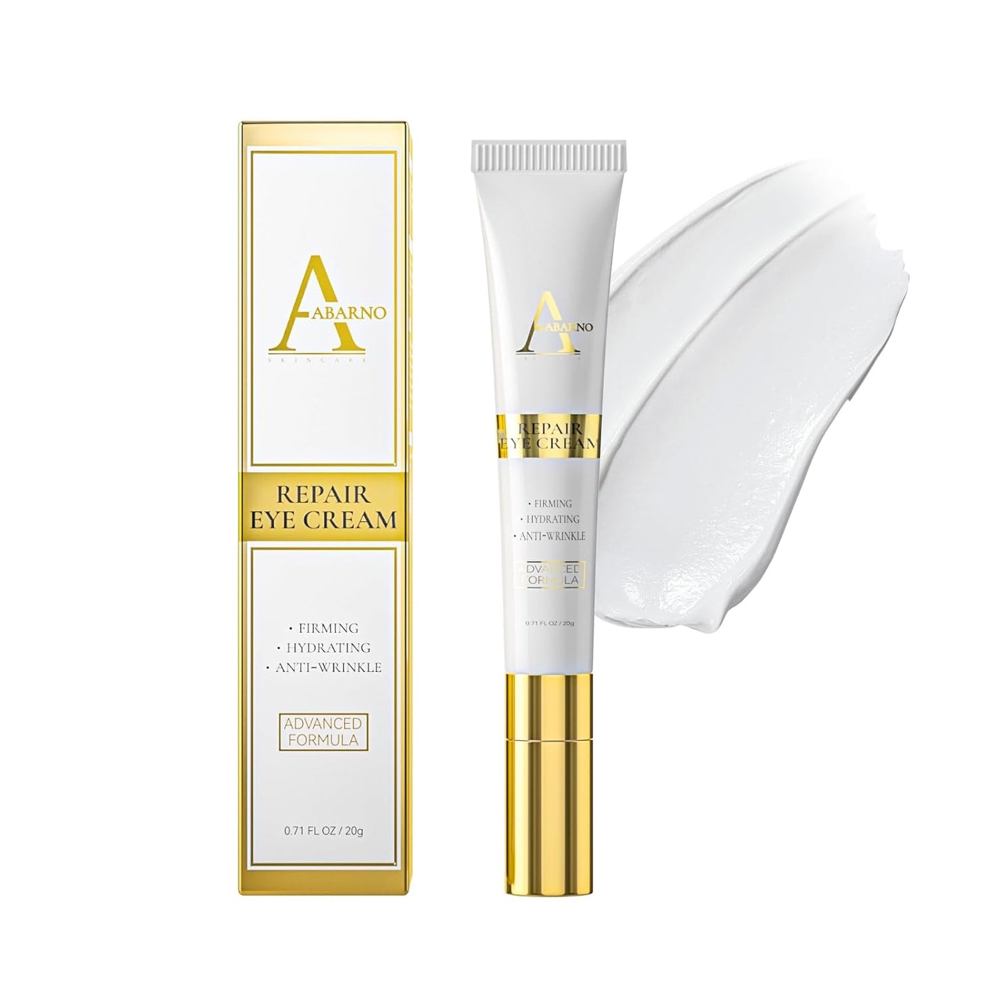 Retinol Eye Cream for Dark Circles and Puffiness – Hydrating Eye Serum for Wrinkles and Fine Lines, Anti-Aging Under Eye Cream for Women, 0.71 fl oz