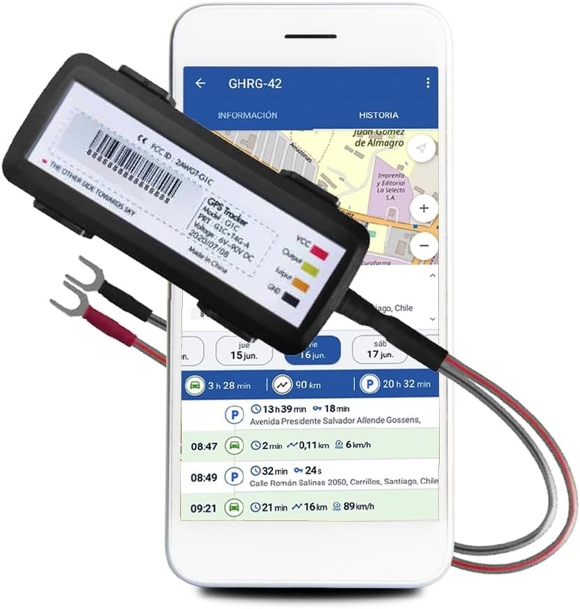 GPS7000-4G Hidden GPS Tracker for Vehicles | 90 Days of Service Included | Self & Easy Installation | After The 90 Days Included in The Service, You can Choose to Subscribe | No Hidden Fees