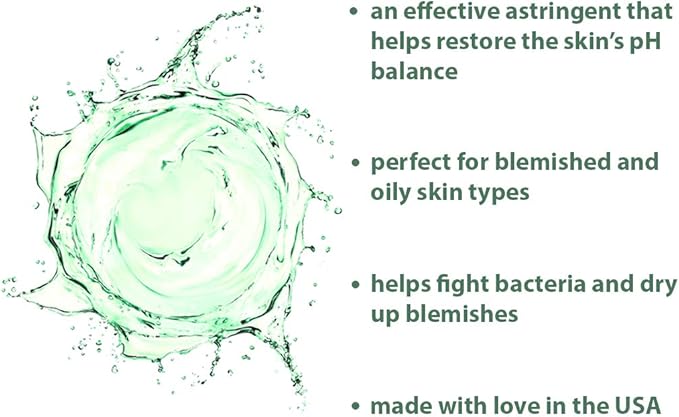 RAYA Camphor Astringent (204) - Facial Toner for Oily and Break-Out Skin, Dries Up Blemishes and Controls Excessive Oiliness, Made with Camphor and Eucalyptus, Skin Essence for Acne Prone Skin, 8 oz