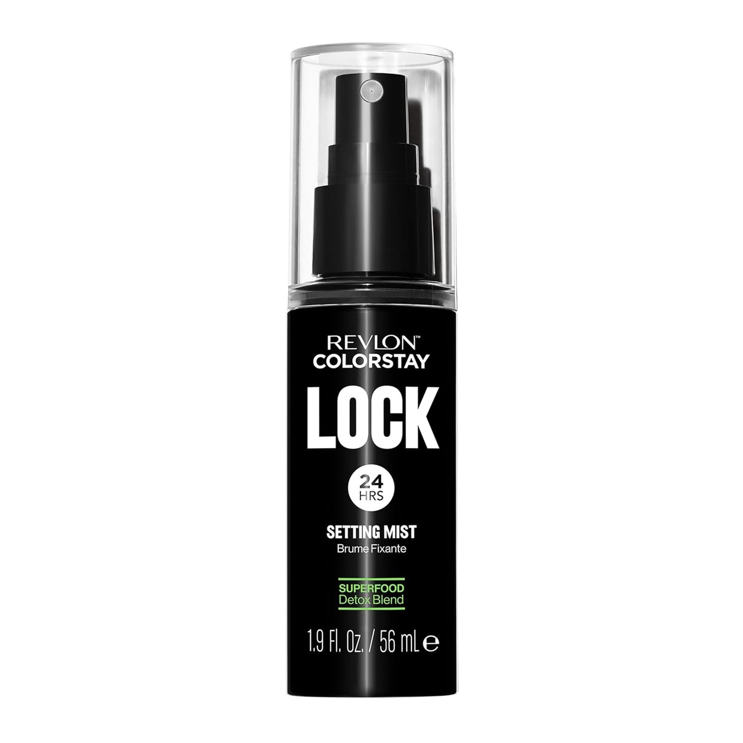 Revlon Colorstay 24 Hr Lock Setting Mist, Keeps Face Makeup from Melting & Fading, Mattifying, Blurring & Oil Absorbing Spray, Transfer-Proof & Mask Friendly, 1.9 fl oz