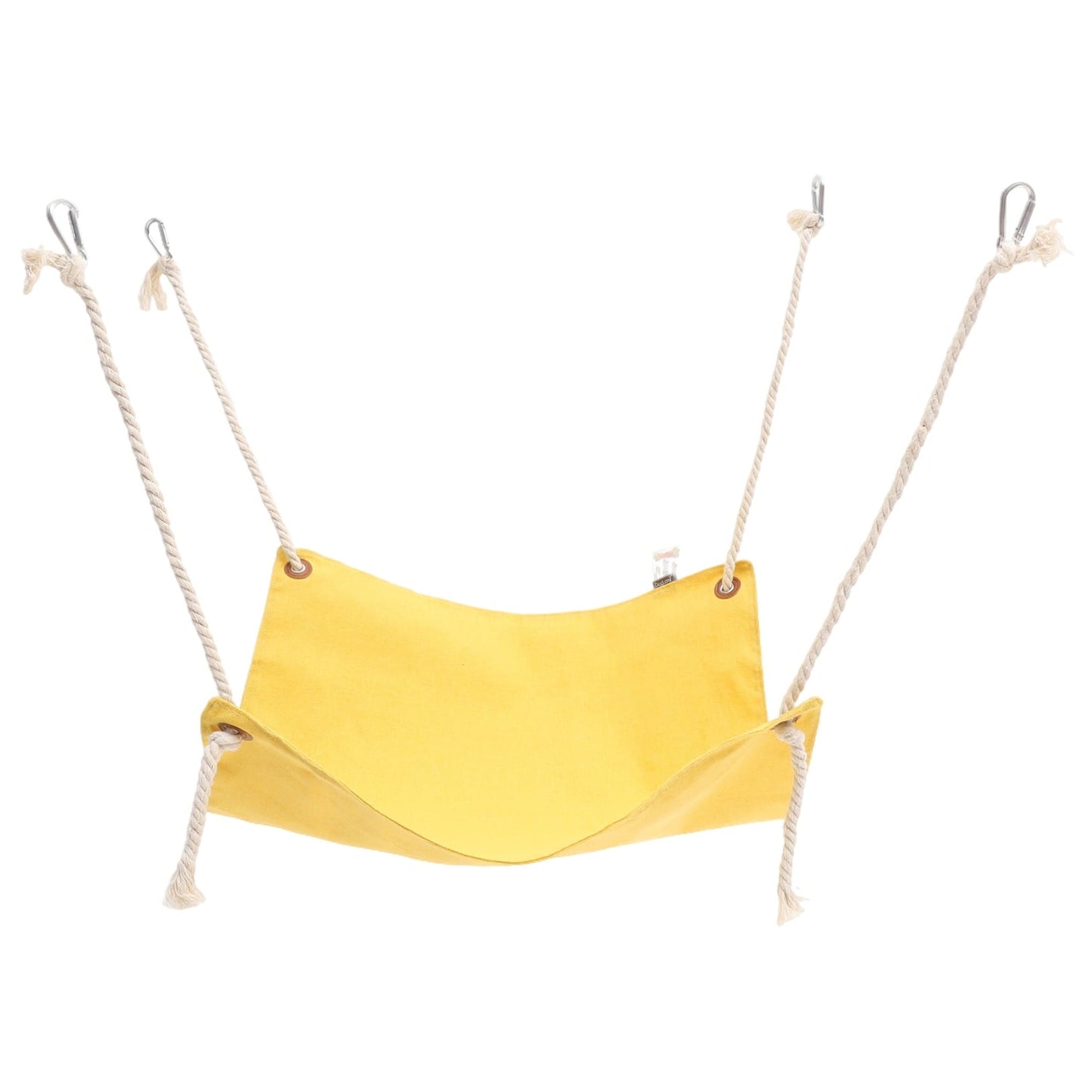 HONMEET 1 Set Swing Bed for Cats Yellow Cotton Linen for Indoor Use Comfortable Pet Resting