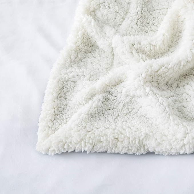 IR Imperial Rooms Purple Sherpa Blankets Queen Size for Bed - Wholesale Bulk Pack of 9 Sherpa Blankets - Soft Fluffy Throw Blanket for Hotels, Guest Bedroom, 90x90 Inches