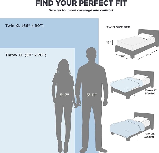 Bedsure 100% Cotton Blanket Twin XL Size for Bed - Breathable and Soft, Waffle Weave Blanket for Summer Spring, Tan, 66x90 inches