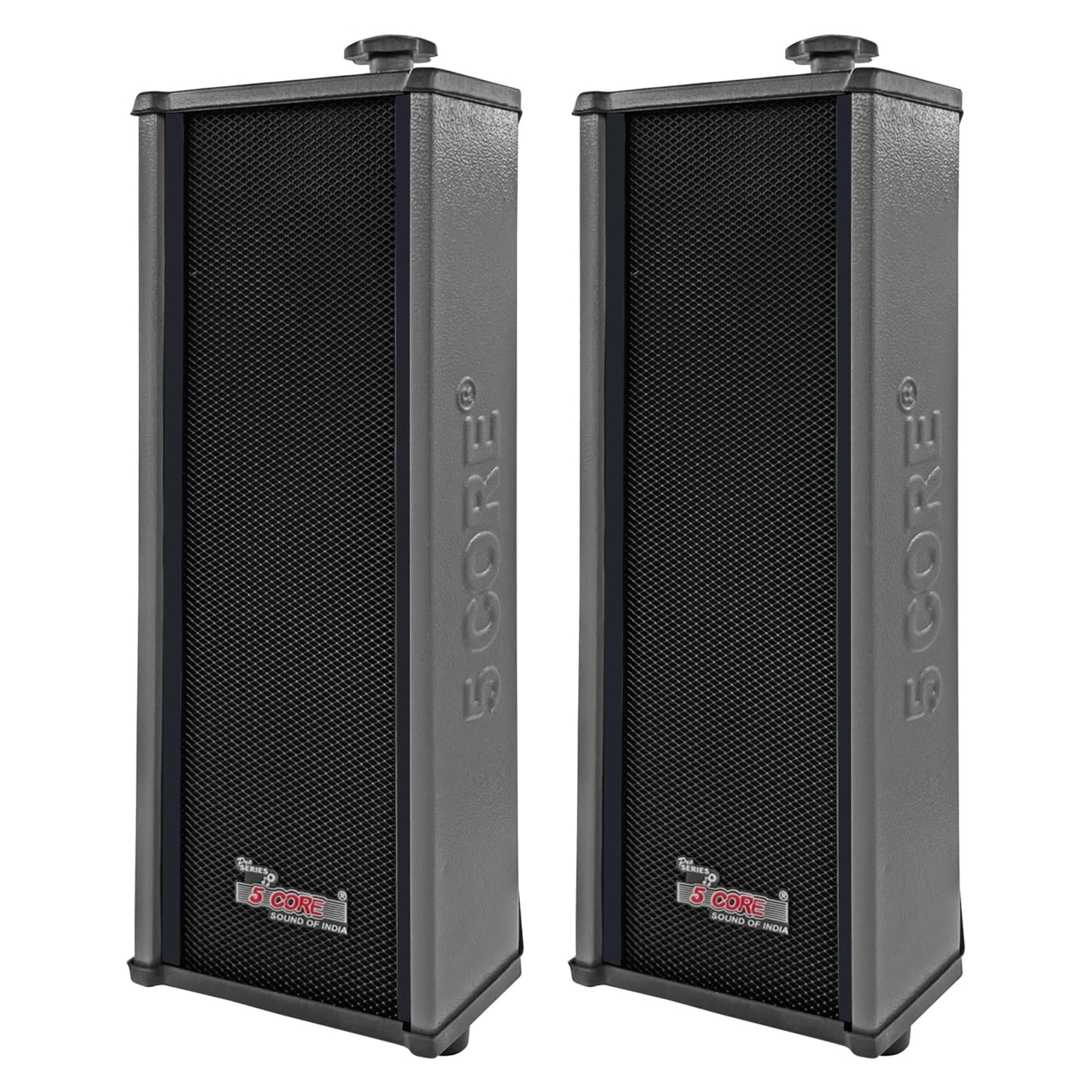 5 CORE Outdoor Speakers Pair Stereo in Wall Speaker 100W Peak Passive Mount Wired Waterproof Patio House Garage Indoor Exterior Audio System Bocinas para Casa - 15TG 2Pcs
