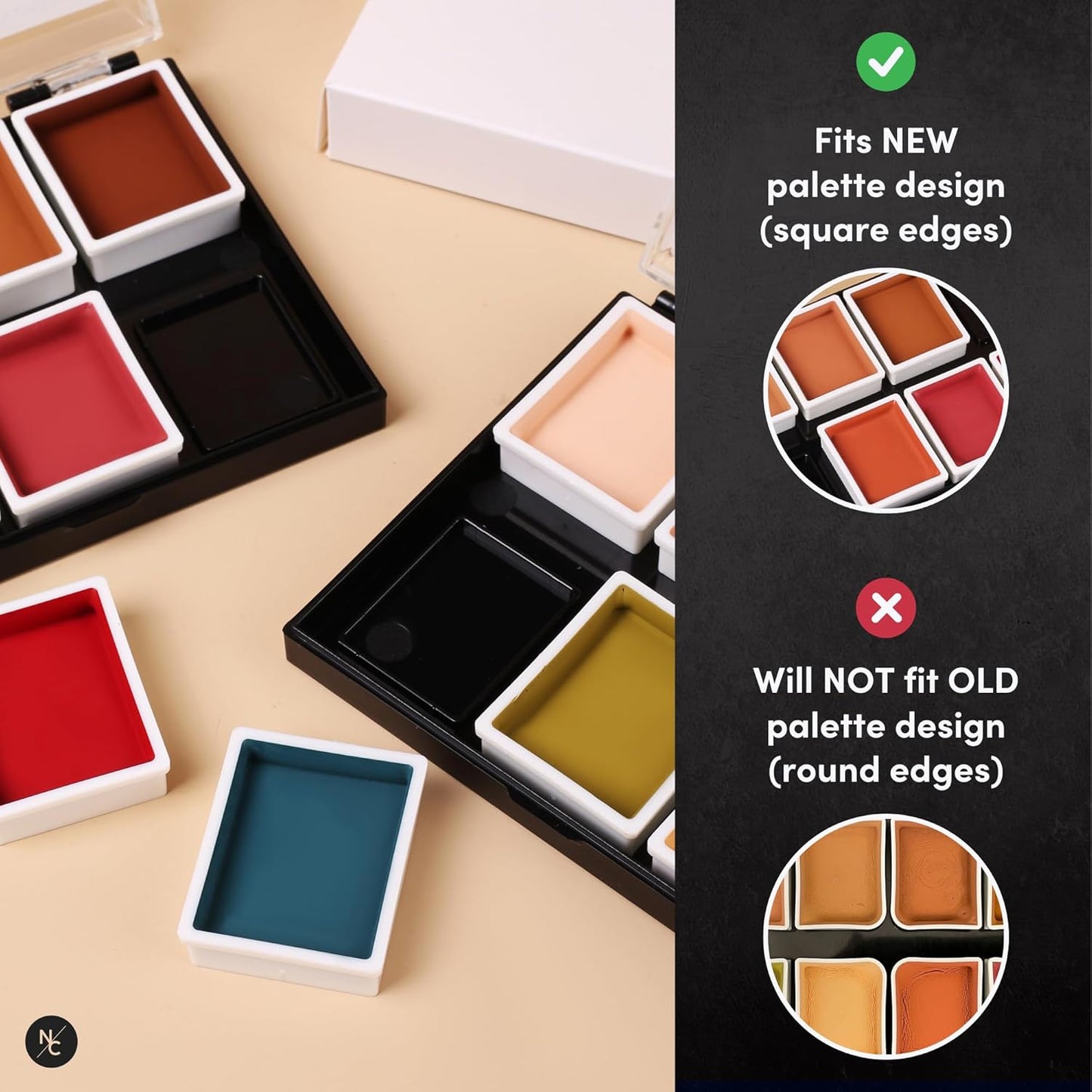 Alcohol Palette Refill Pans - FX Colors - Prime Yellow