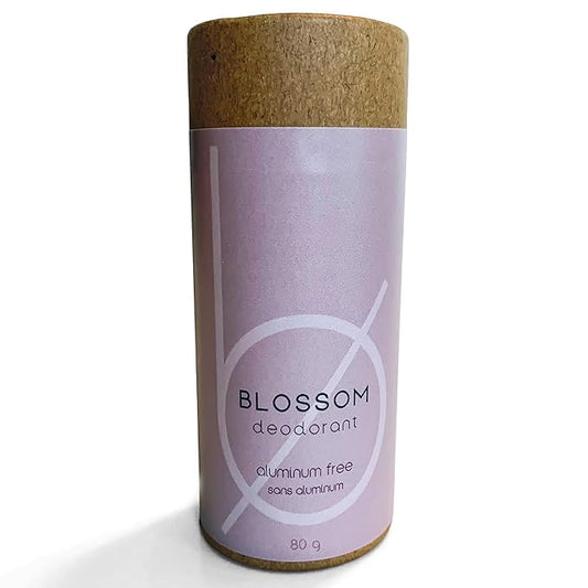 BOTTLE NONE | Blossom Baking Soda Free Deodorant | Aluminum Free Deodorant with Zinc, Magnesium Powder and Therapeutic Grade Essential Oil | Floral Scent | Lasts 6+ Months