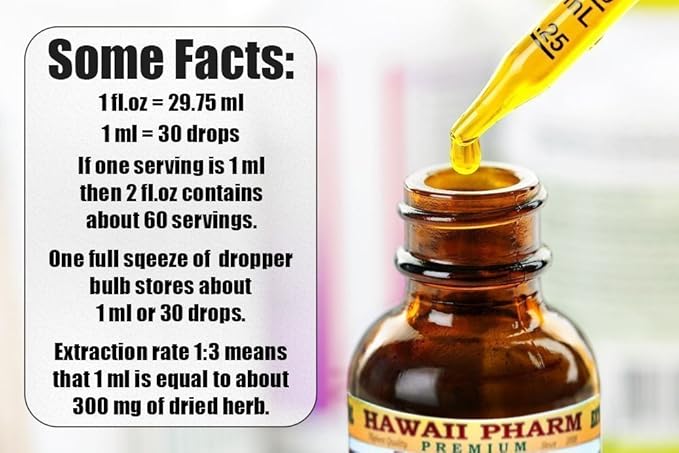 Ginkgo Alcohol-Free Liquid Extract, Organic Ginkgo (Ginkgo Biloba) Dried Leaf Glycerite Hawaii Pharm Natural Herbal Supplement 64 oz