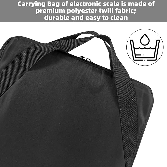 Carrying Bag for Body Composition Monitor Scale, Digital Bathroom Scale Storage Case, 13.5 x 13.5 IN Travel Carrier Case for Most Smart Scale (Bag Only)