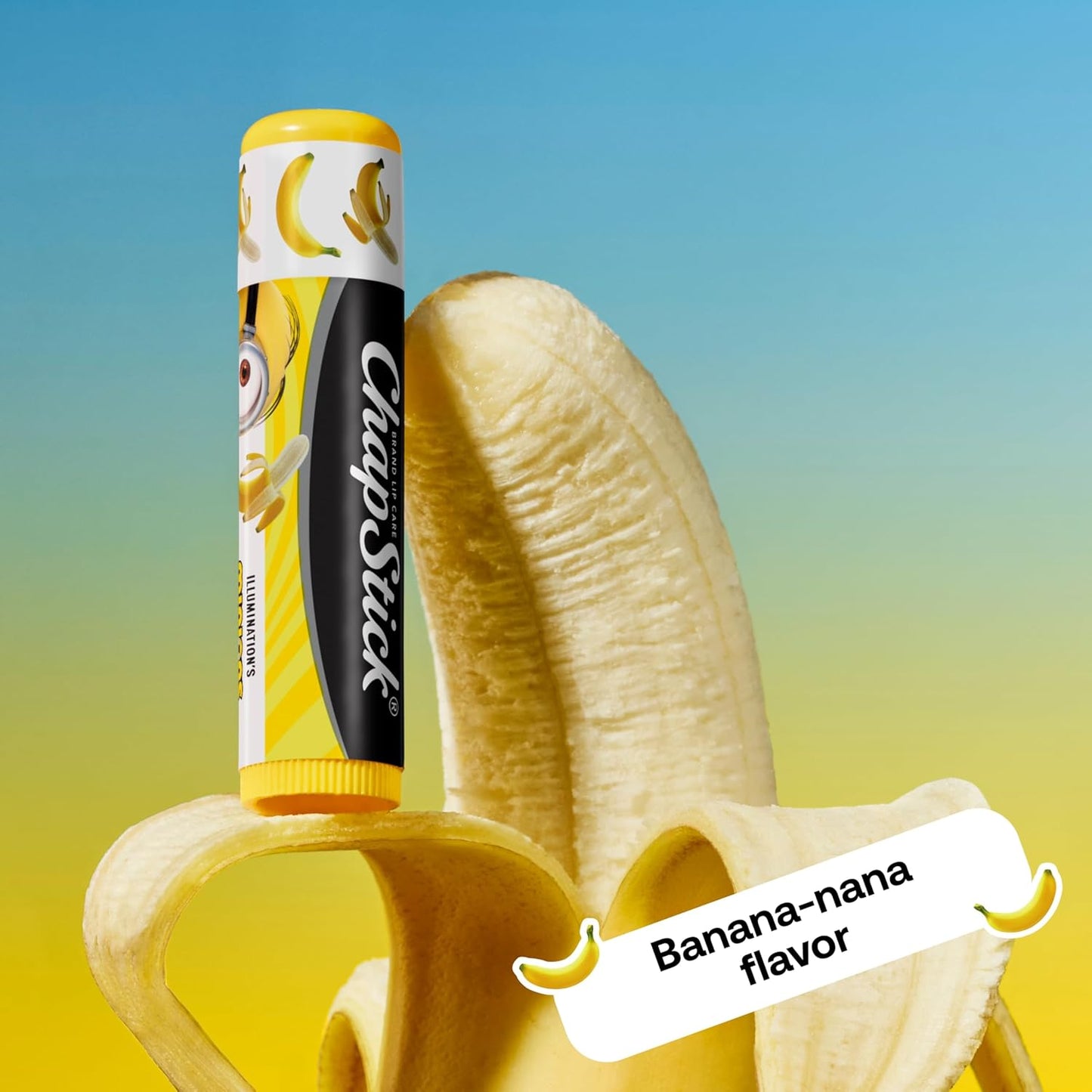 ChapStick Lip Balm, Minions Banana Variety Packs (6 Sticks), Party Favors for Kids, 0.15 Oz Ea