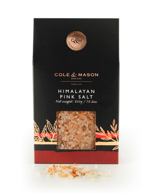 Cole & Mason Premium Himalayan Pink Salt Refill – 10.6oz Pure Coarse Salt for Salt Mills – Rich in Minerals – Perfect for Cooking, Seasoning & Dining – Convenient Carton Packaging – Gourmet Flavor
