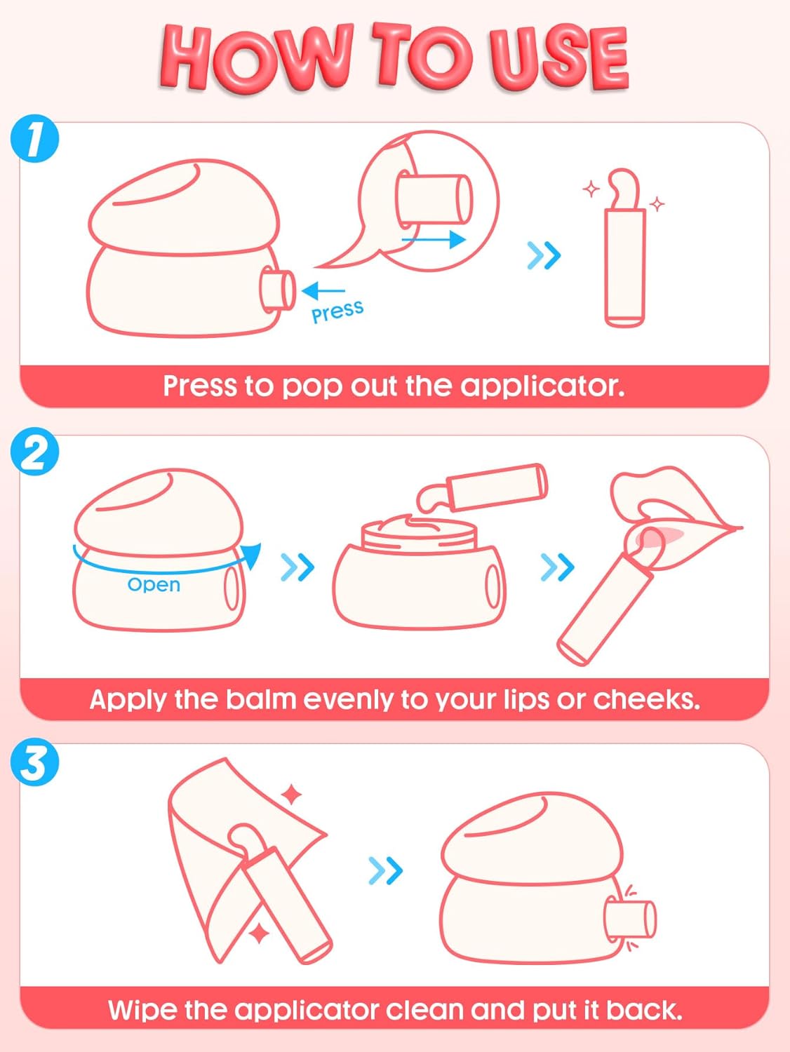 SHEGLAM Hydra Jelly Pocket Lip Jam Hydrating Nourishing Lip Gloss Moisturizing Lip Makeup-Guava Glow
