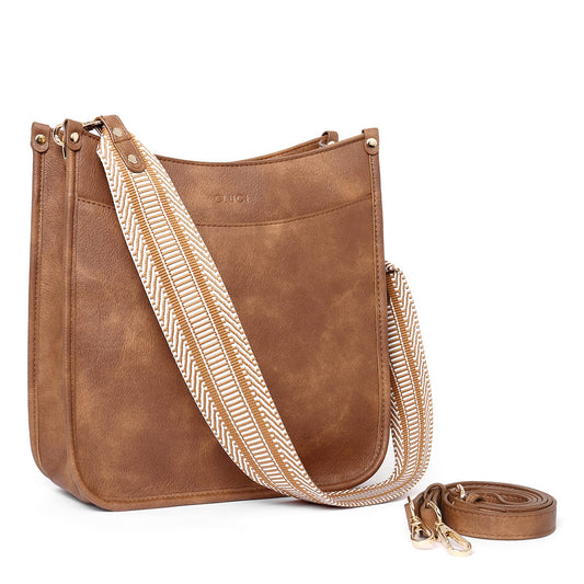 CLUCI Crossbody Bags For Women Trendy Fashion Shoulder Bag Vegan Leather Purse For Ladies with Adjustable Strap