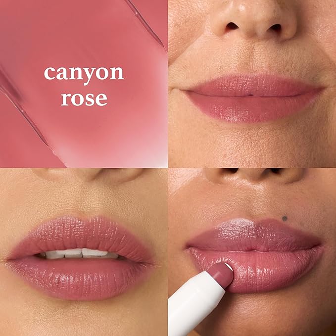 Julep It's Balm Tint of Color Lip Balm Trio - Vintage Mauve, 90s Neutral, Canyon Rose | Hydrating Lip Color with Vitamin E Core | Natural Gloss Finish | Vegan & Cruelty-Free