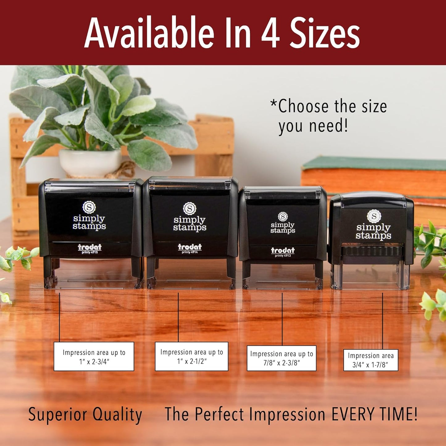 Confidential Office Stamp | 4 Different Sizes | 20 Designs | Multiple Color Options | Perfect for Quick Validation of Office Documents (Confidential, Medium)