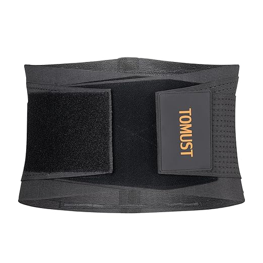 Back Brace - Breathable Waist Belt Lumbar Support for Lower Back Pain Relief, Recovery, Sciatica, Scoliosis, Herniated Disc, Lifting, With Dual Adjustable Straps for Men/Women, L