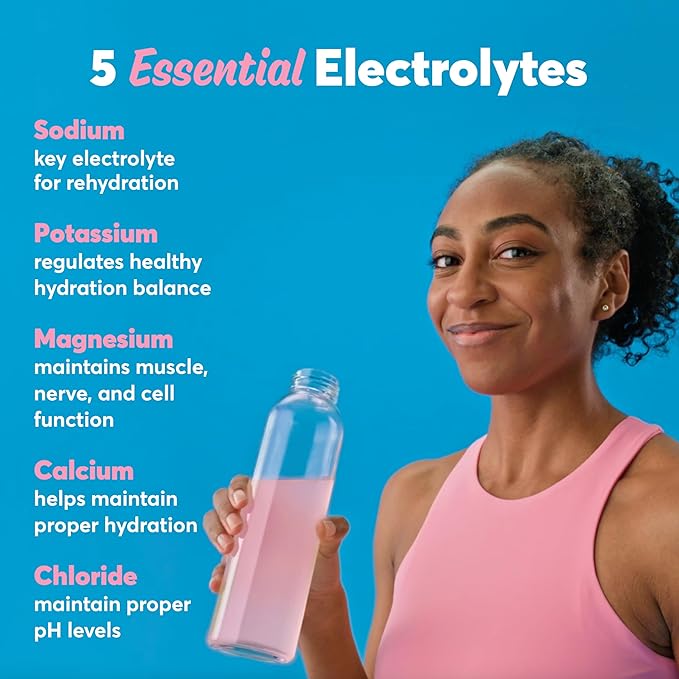Nuun Sport Electrolyte Tablets with Magnesium, Calcium, Potassium, Chloride & Sodium, Gluten Free & Vegan, Tri-Berry, 4 Pack (40 Servings Total)