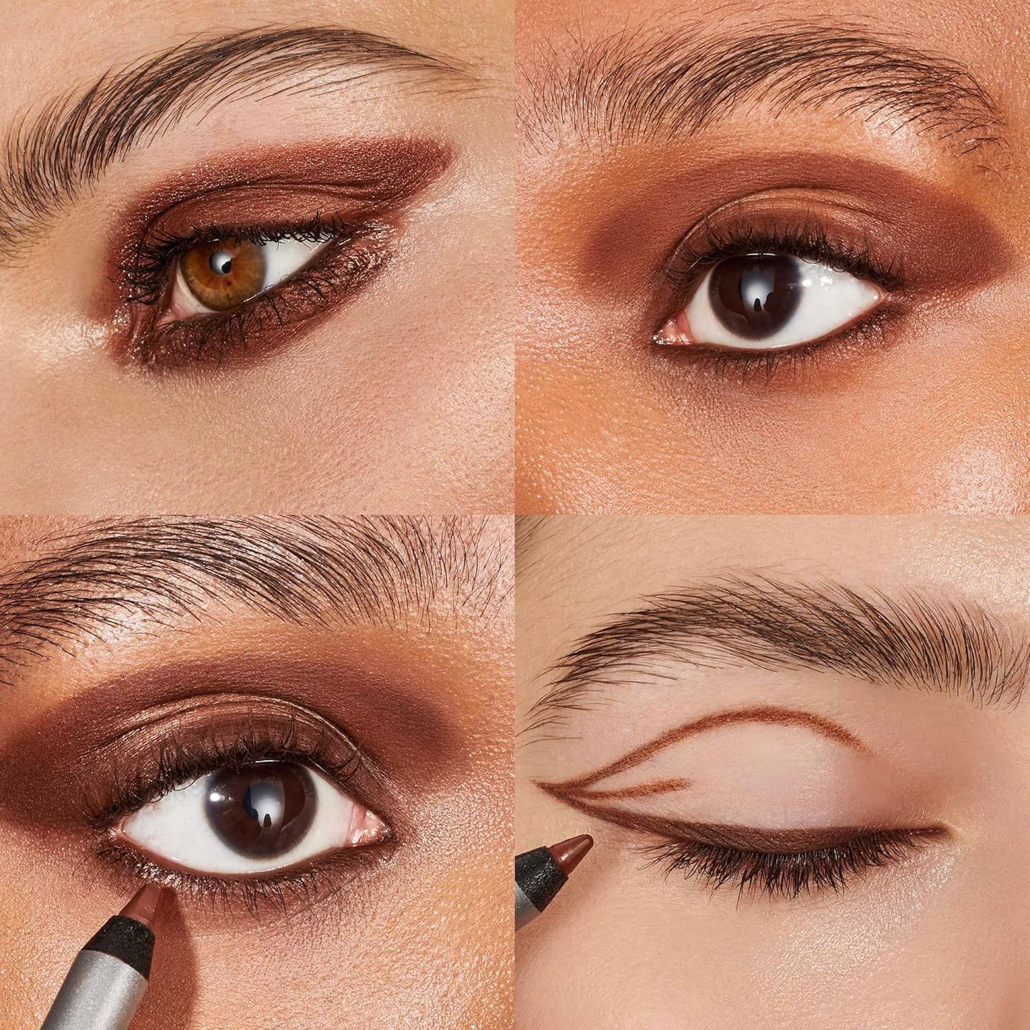 Wonderskin Eyeliner Pencil, 1440 Longwear Brown Eyeliner Pencil - Waterproof, Sharpenable & Smudge Proof